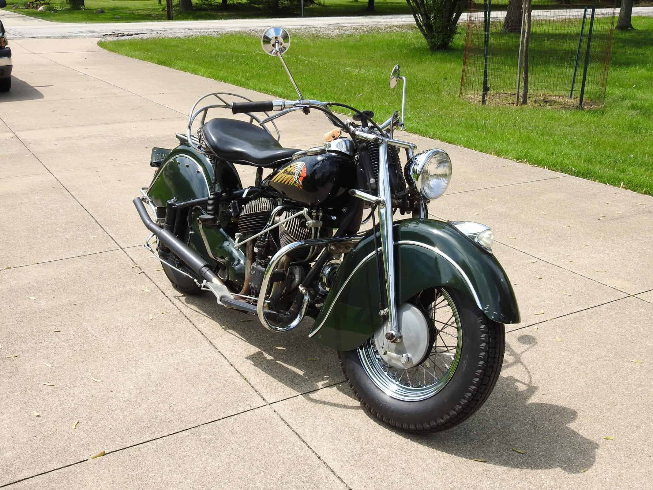 1947 Restored Indian Chief For Sale - Starklite Indian Motorcycles